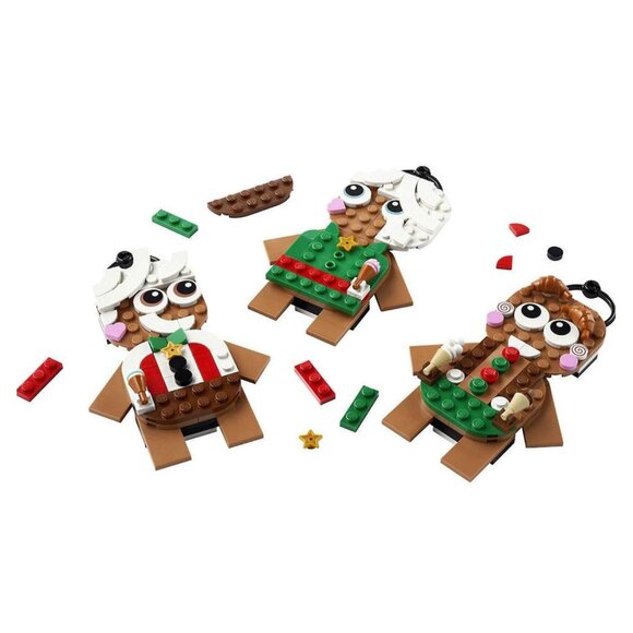 NIB/NEW! LEGO #40642 Iconic Gingerbread Build your own Christmas Ornaments-3/Kit - Picture 4 of 5